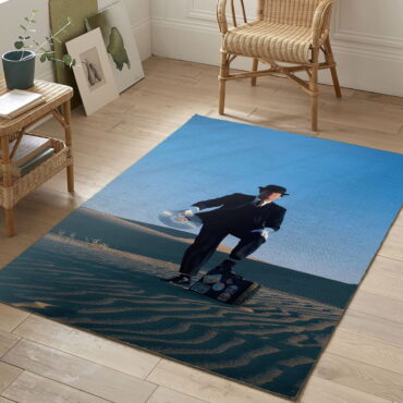 Wish You Were Here Desert Man in Bowler - Pink Floyd Rug