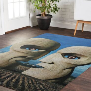 Division Bell - Stone Heads - Pink Floyd Rug