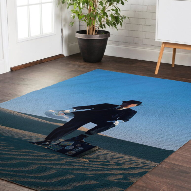 Wish You Were Here Desert Man in Bowler - Pink Floyd Rug Wish You Were Here Desert Man in Bowler - Pink Floyd Rug