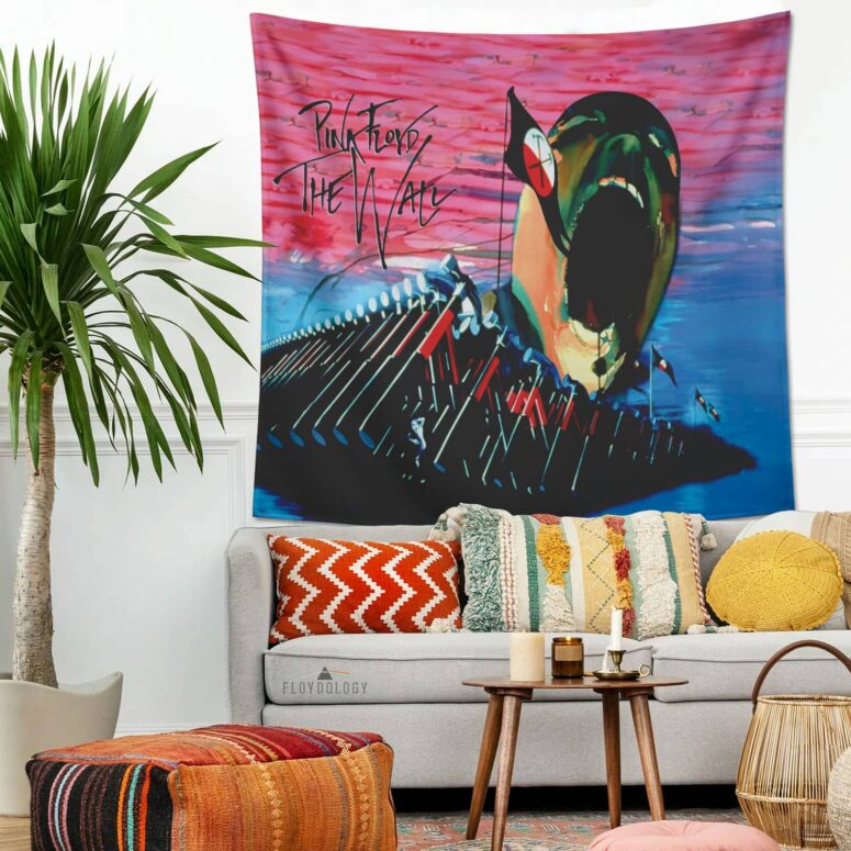 The Wall Hammers & Scream Pink Floyd Tapestry