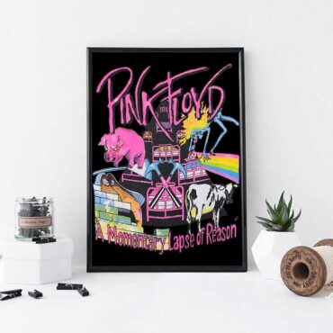 1987 Pink Floyd A Momentary Lapse Of Reason Tour Canvas