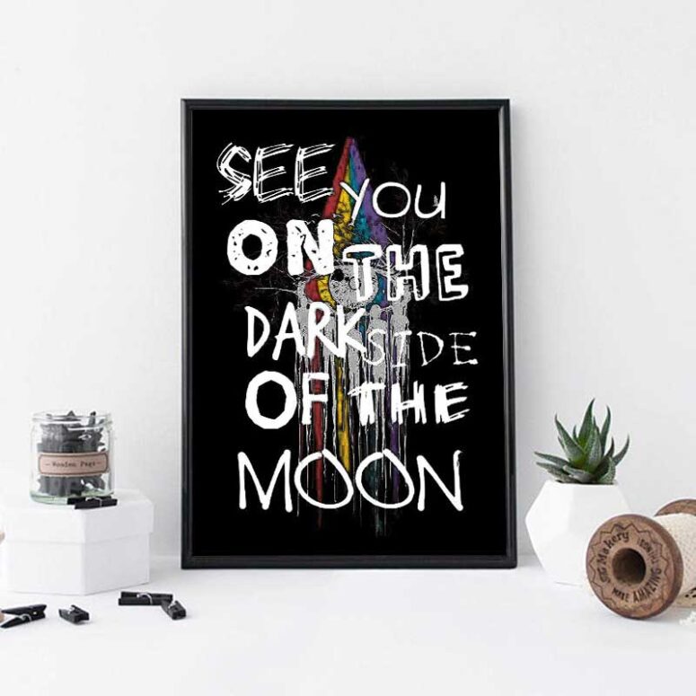 See You On The Dark Side of the moon Pink Floyd Canvas