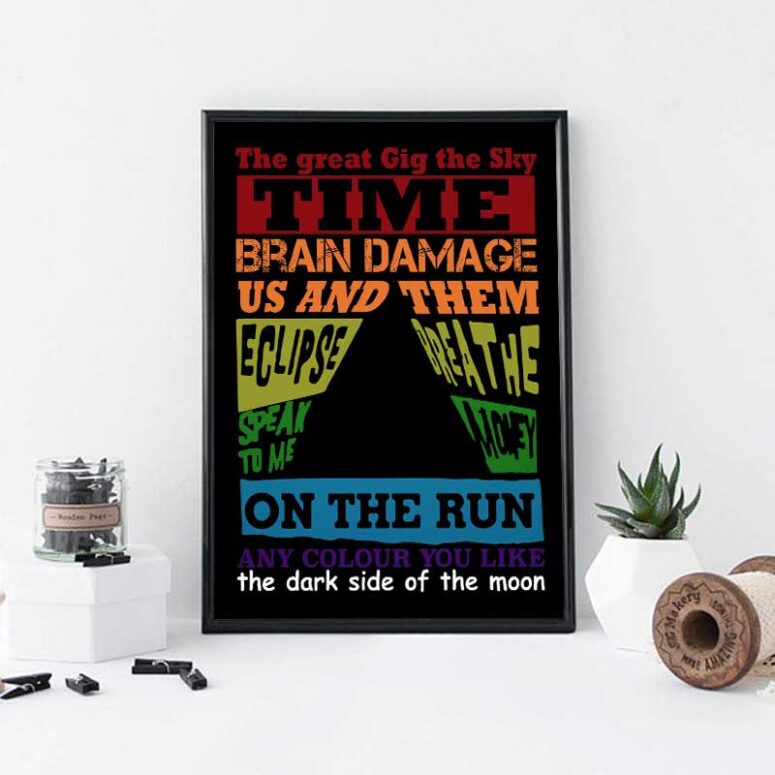 The Great Gig in the Sky Time DSOTM On the Run Breathe Pink Floyd Album Canvas