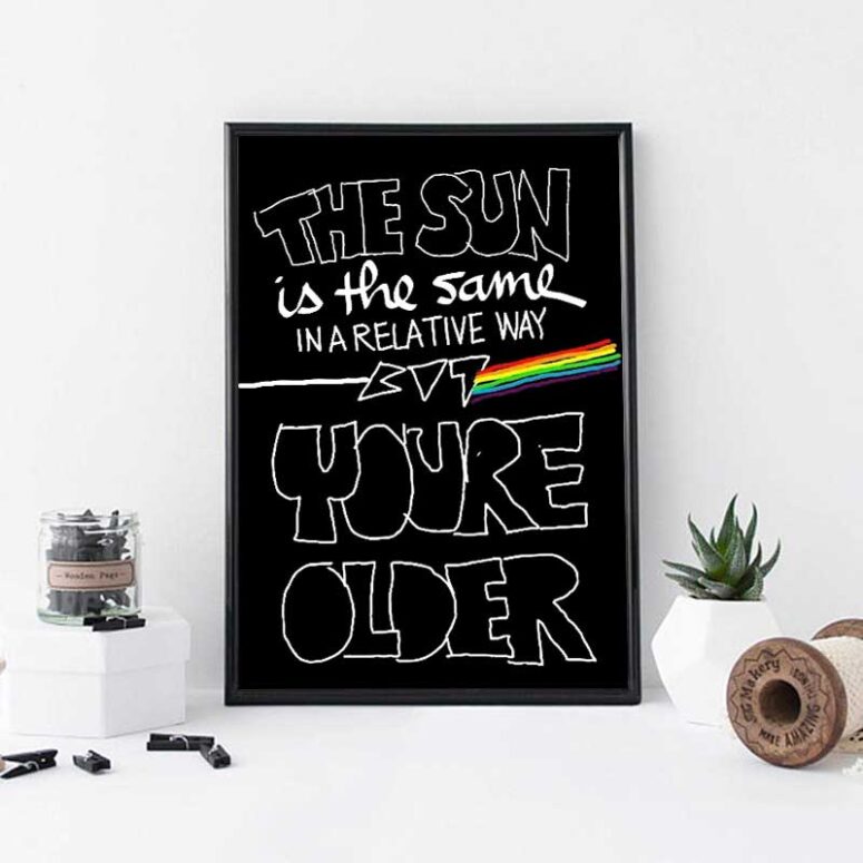The Sun Is The Same In A Relative Way Pink Floyd Canvas
