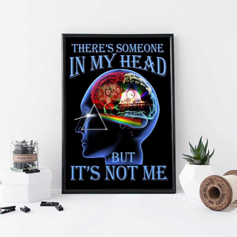 There's someone in my head but not me Pink Floyd Canvas There's someone in my head but not me Pink Floyd Canvas