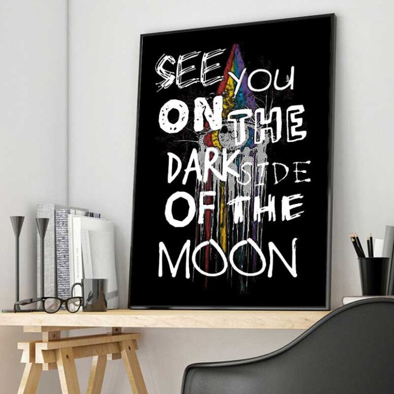 See You On The Dark Side of the moon Pink Floyd Canvas