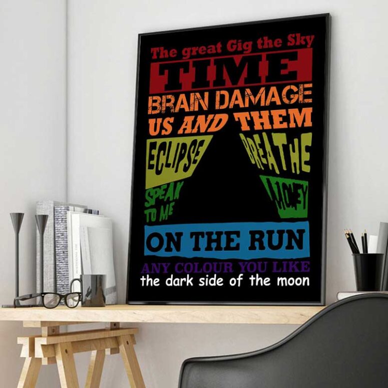 The Great Gig in the Sky Time DSOTM On the Run Breathe Pink Floyd Album Canvas