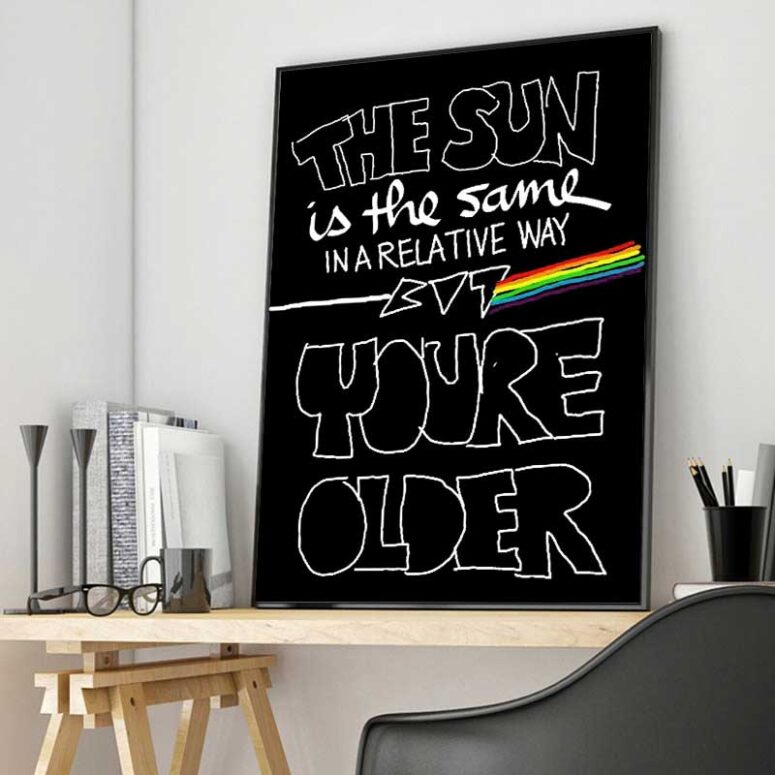 The Sun Is The Same In A Relative Way Pink Floyd Canvas