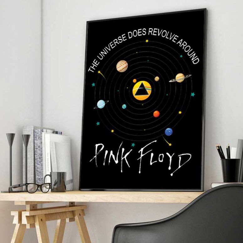 The Universe does Revolve Around Pink Floyd Canvas The Universe does Revolve Around Pink Floyd Canvas