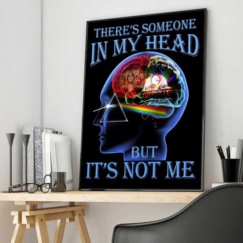 There's someone in my head but not me Pink Floyd Canvas There's someone in my head but not me Pink Floyd Canvas