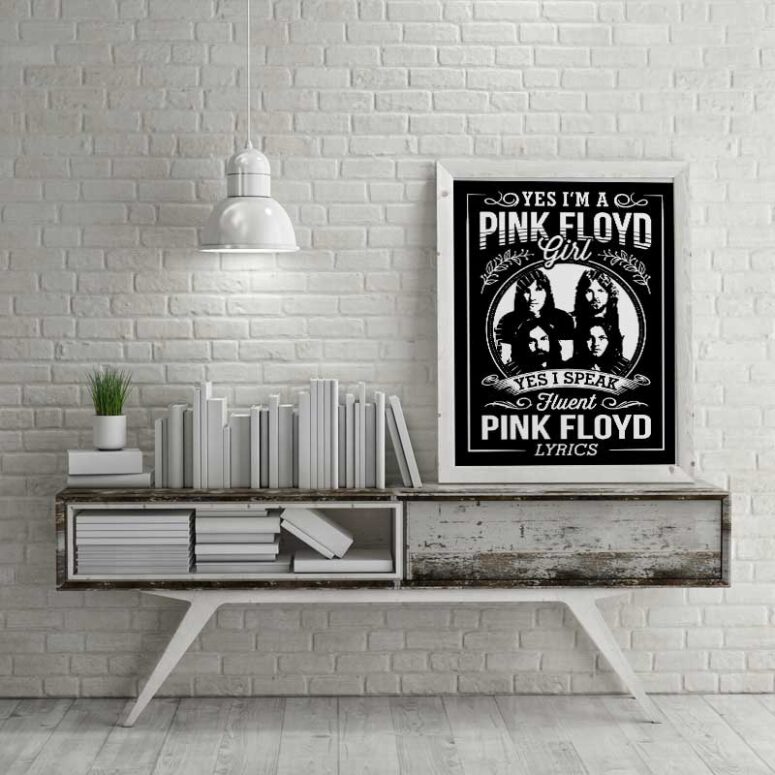 I'm A Pink Floyd Girl I Speak Fluent Pink Floyd Lyrics Canvas