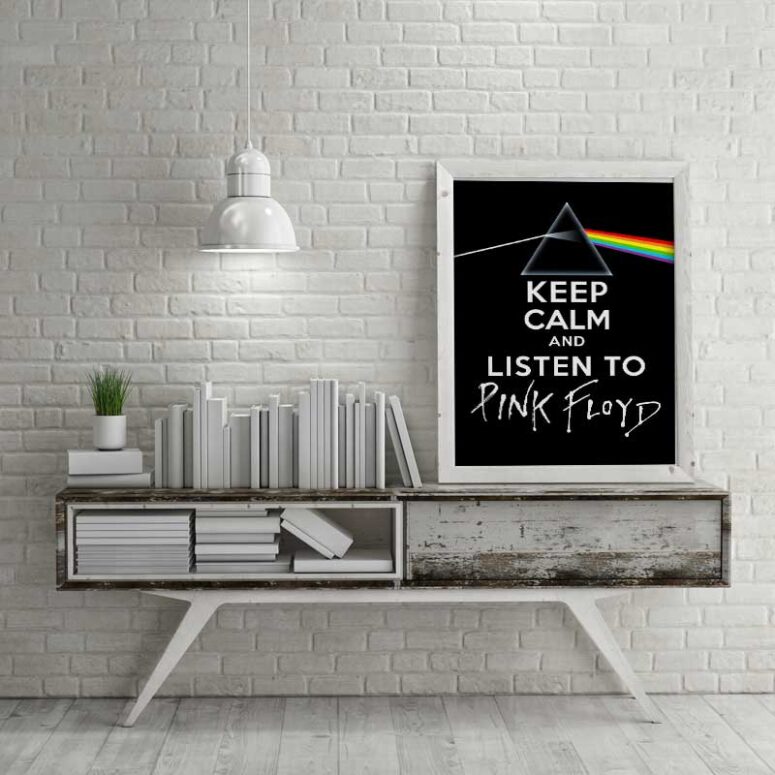 Keep calm And listen to Pink Floyd Canvas Keep calm And listen to Pink Floyd Canvas