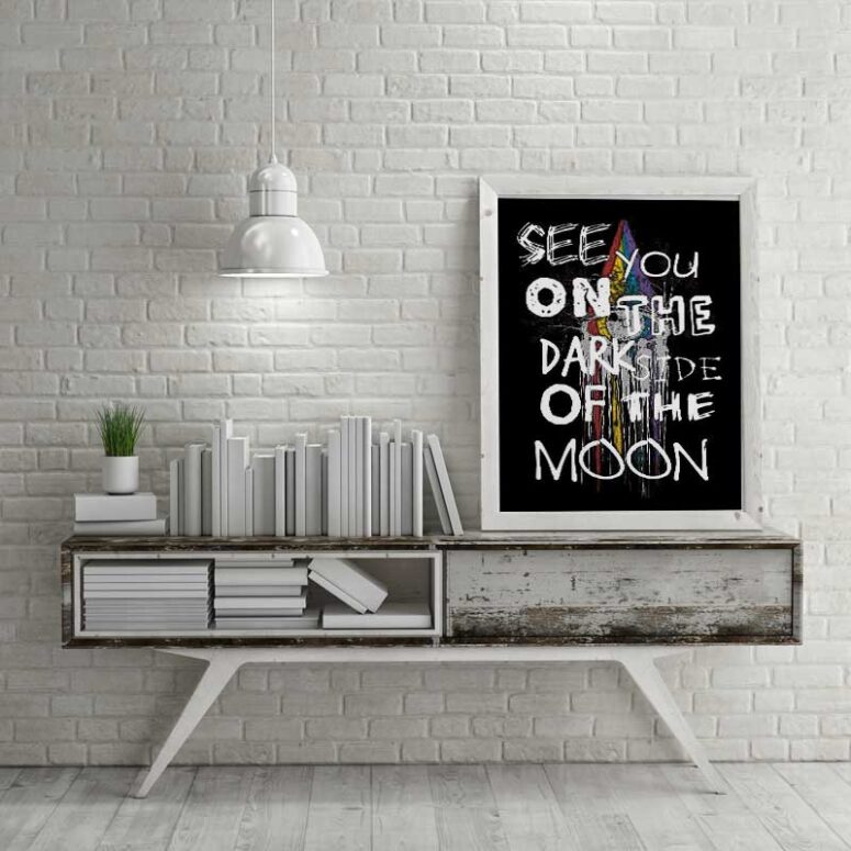 See You On The Dark Side of the moon Pink Floyd Canvas