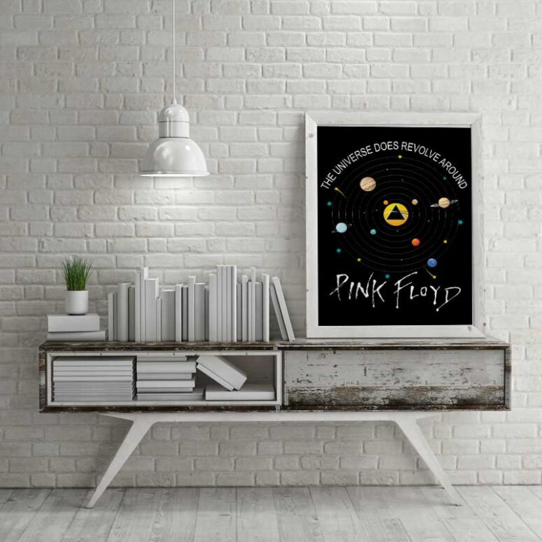 The Universe does Revolve Around Pink Floyd Canvas The Universe does Revolve Around Pink Floyd Canvas