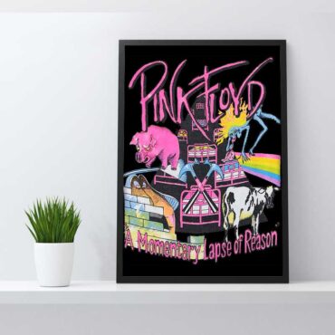 1987 Pink Floyd A Momentary Lapse Of Reason Tour Canvas 1987 Pink Floyd A Momentary Lapse Of Reason Tour Canvas