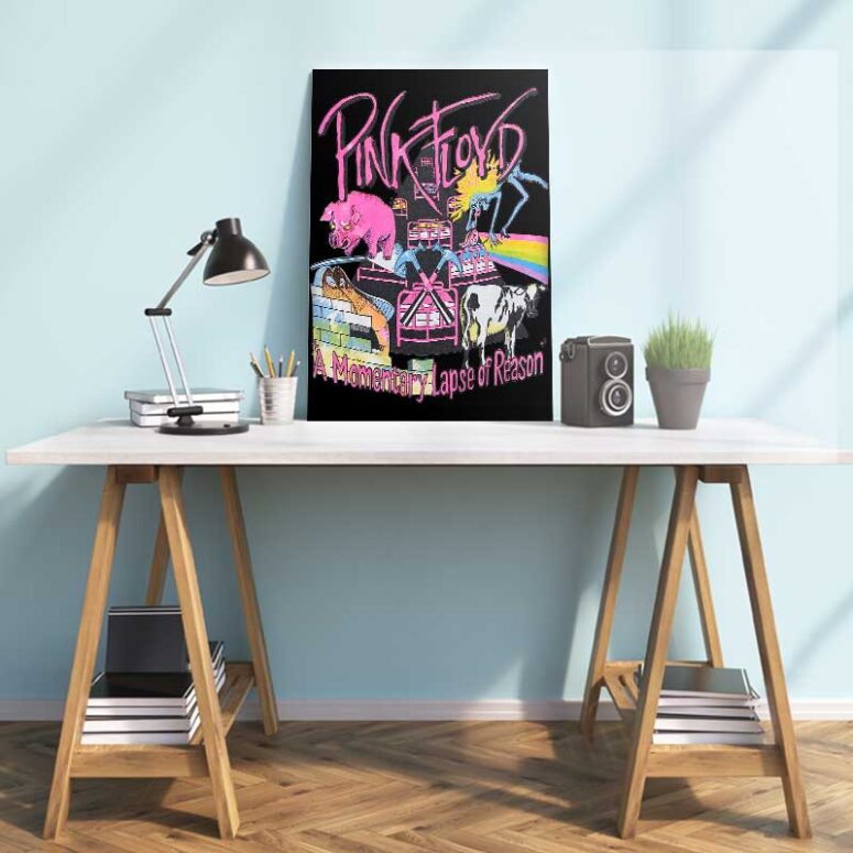 1987 Pink Floyd A Momentary Lapse Of Reason Tour Canvas