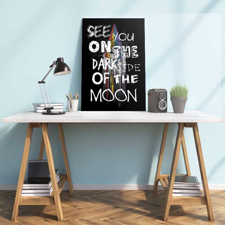 See You On The Dark Side of the moon Pink Floyd Canvas
