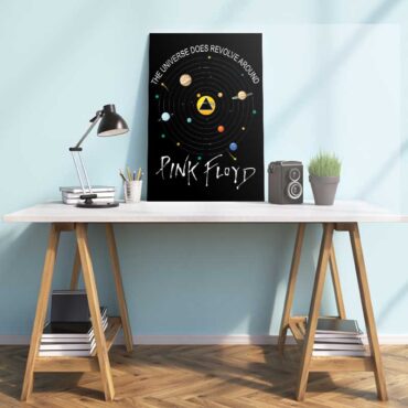 The Universe does Revolve Around Pink Floyd Canvas