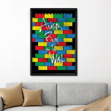 Another Brick In The Wall Lego Brick Pink Floyd Canvas