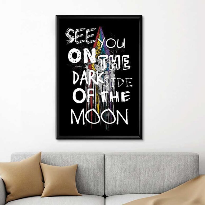See You On The Dark Side of the moon Pink Floyd Canvas