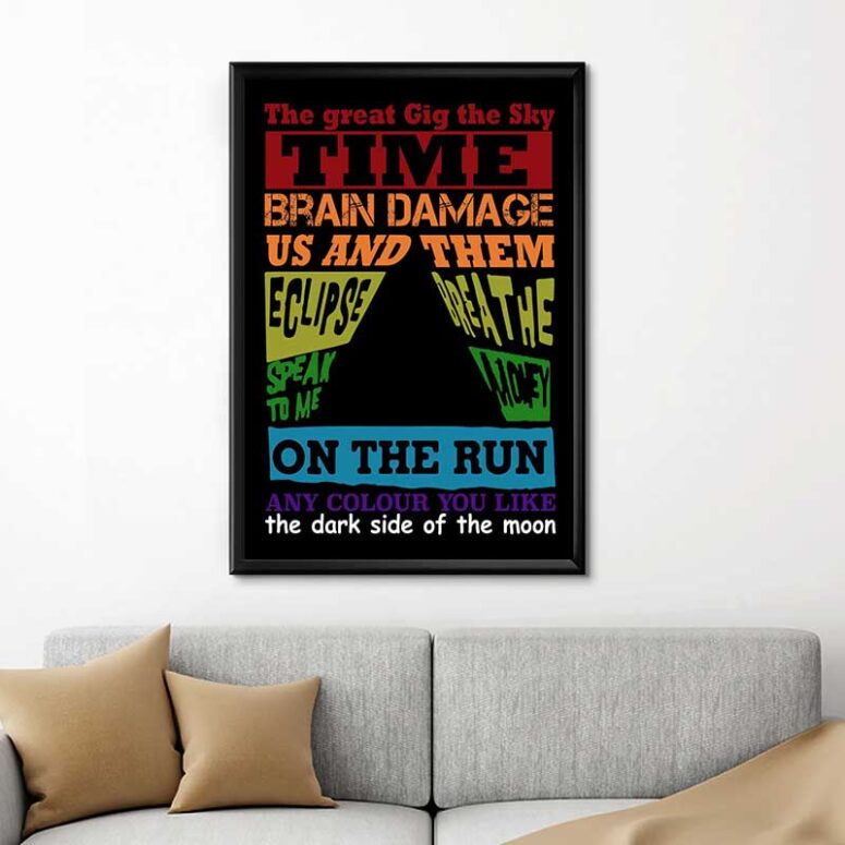 The Great Gig in the Sky Time DSOTM On the Run Breathe Pink Floyd Album Canvas