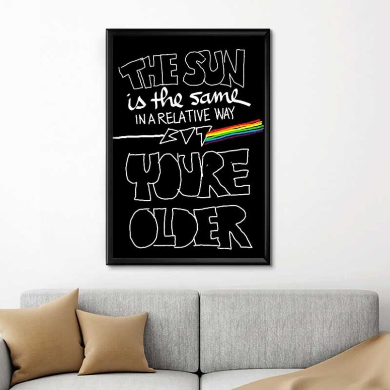 The Sun Is The Same In A Relative Way Pink Floyd Canvas