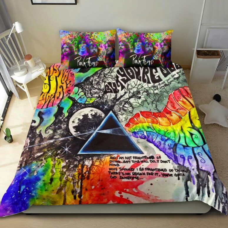 I'll see you on the Dark Side of the Moon Pink Floyd Bedding Set