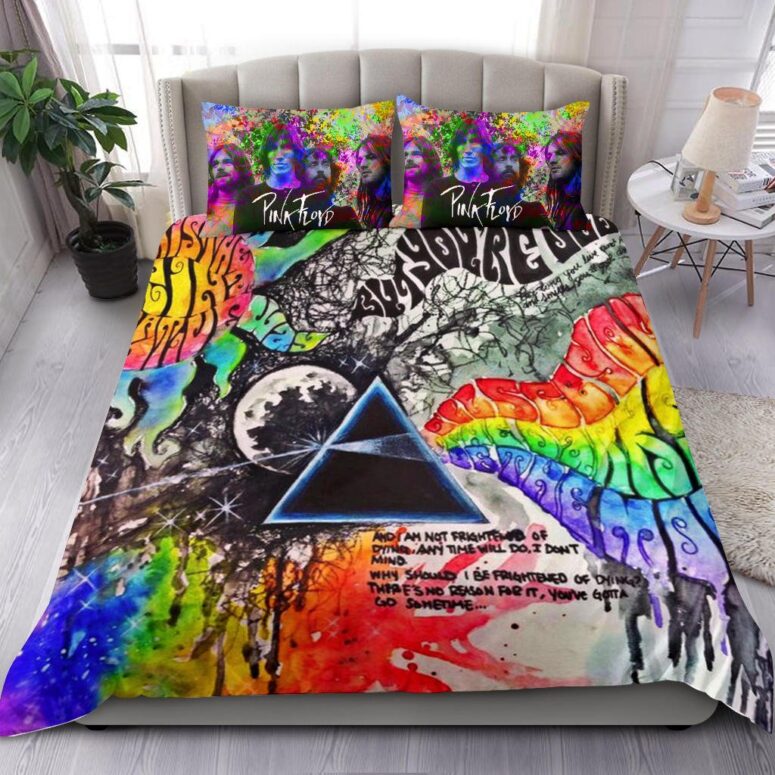 I'll see you on the Dark Side of the Moon Pink Floyd Bedding Set