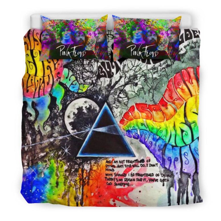 I'll see you on the Dark Side of the Moon Pink Floyd Bedding Set