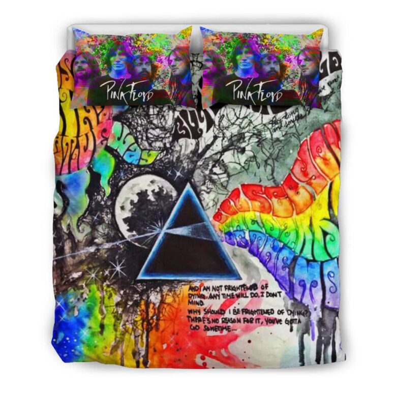 I'll see you on the Dark Side of the Moon Pink Floyd Bedding Set