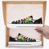 Low Top Retro Canvas Shoes Mockup - OtherBrick