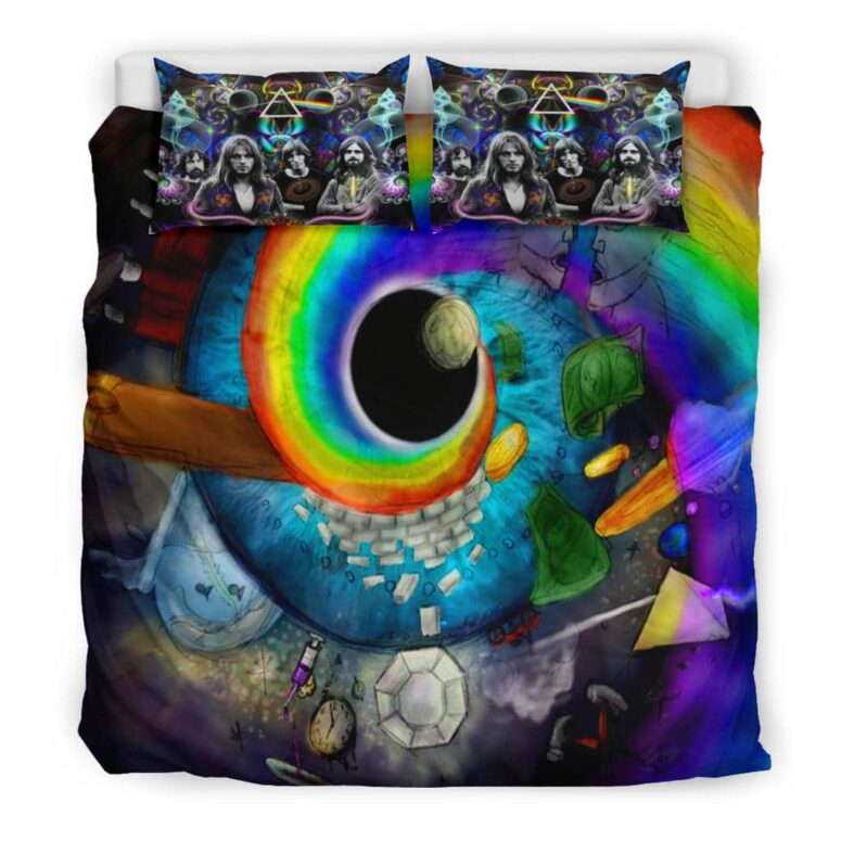 Pink Floyd Album Collage Art Bedding Set Pink Floyd Album Collage Art Bedding Set