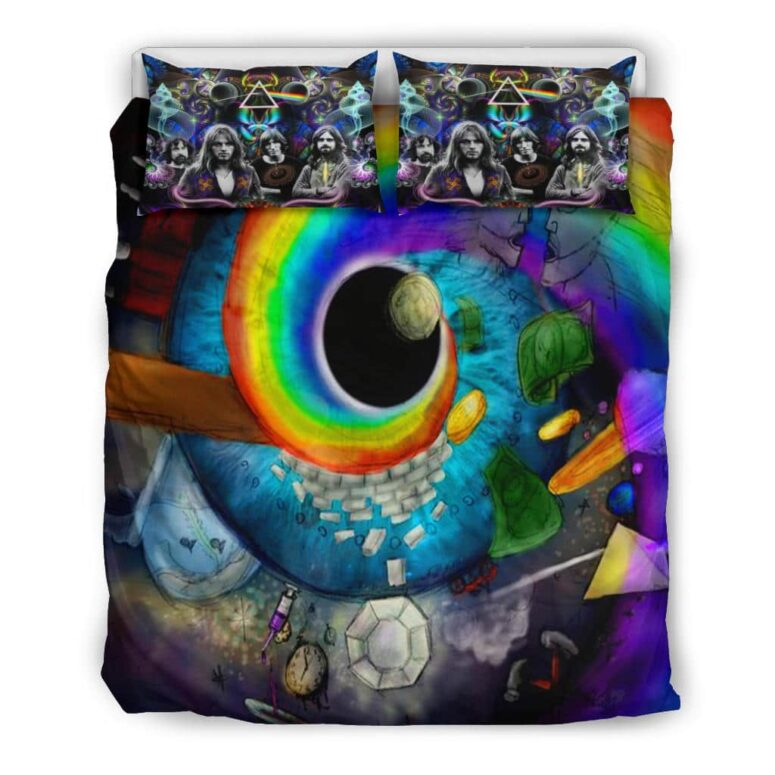 Pink Floyd Album Collage Art Bedding Set Pink Floyd Album Collage Art Bedding Set