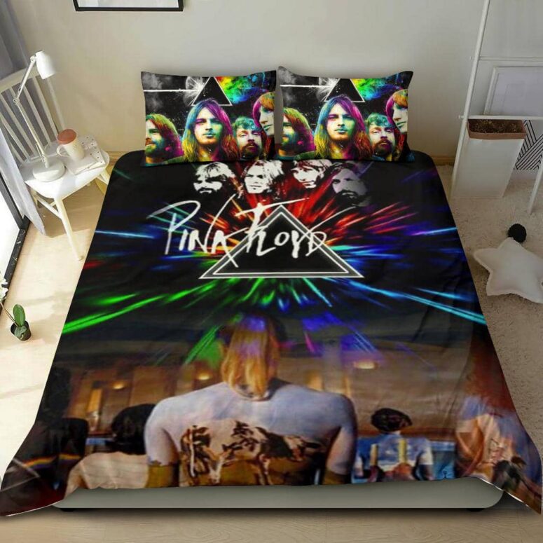 Pink Floyd Band x Back Art Bedding Set Pink Floyd Band x Back Art Bedding Set