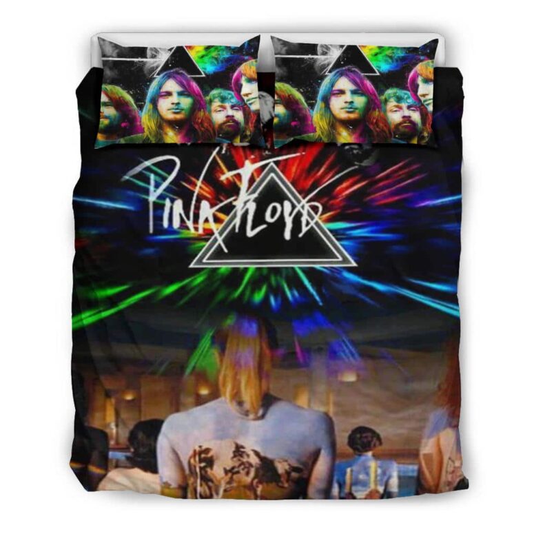 Pink Floyd Band x Back Art Bedding Set Pink Floyd Band x Back Art Bedding Set