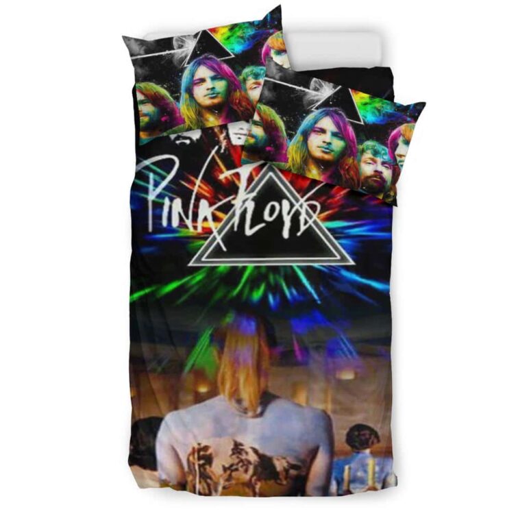Pink Floyd Band x Back Art Bedding Set Pink Floyd Band x Back Art Bedding Set
