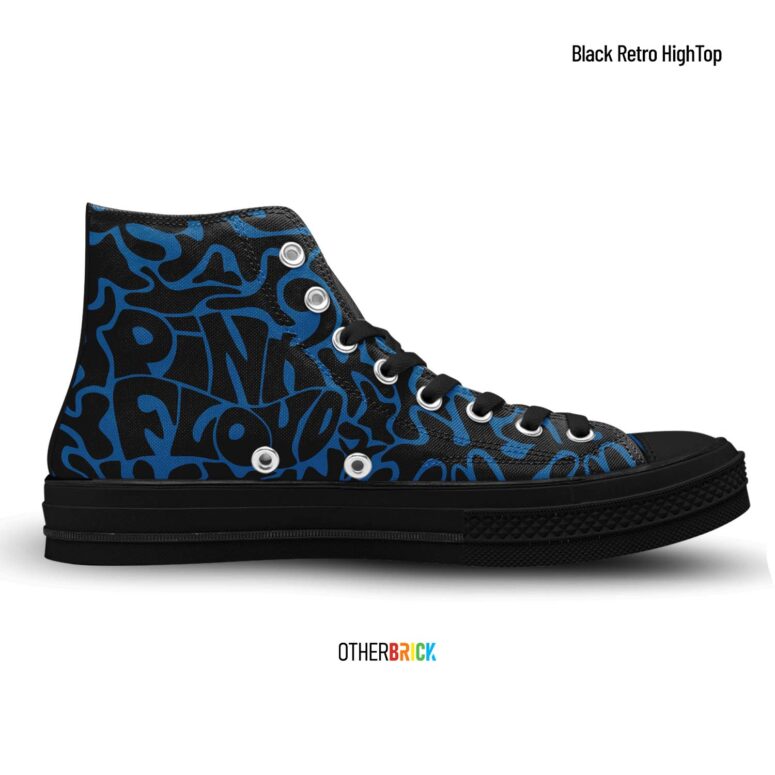 Rock Cosmic Psychedelic Blue - Pink Floyd Canvas Shoes Rock Cosmic Psychedelic Blue - Pink Floyd Canvas Shoes