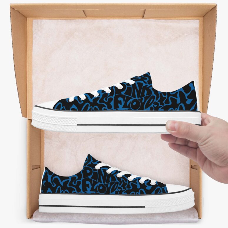 Rock Cosmic Psychedelic Blue - Pink Floyd Canvas Shoes Rock Cosmic Psychedelic Blue - Pink Floyd Canvas Shoes