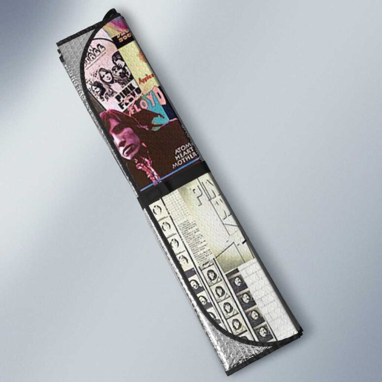 Pink Floyd Albums Collage Auto Sun Shade