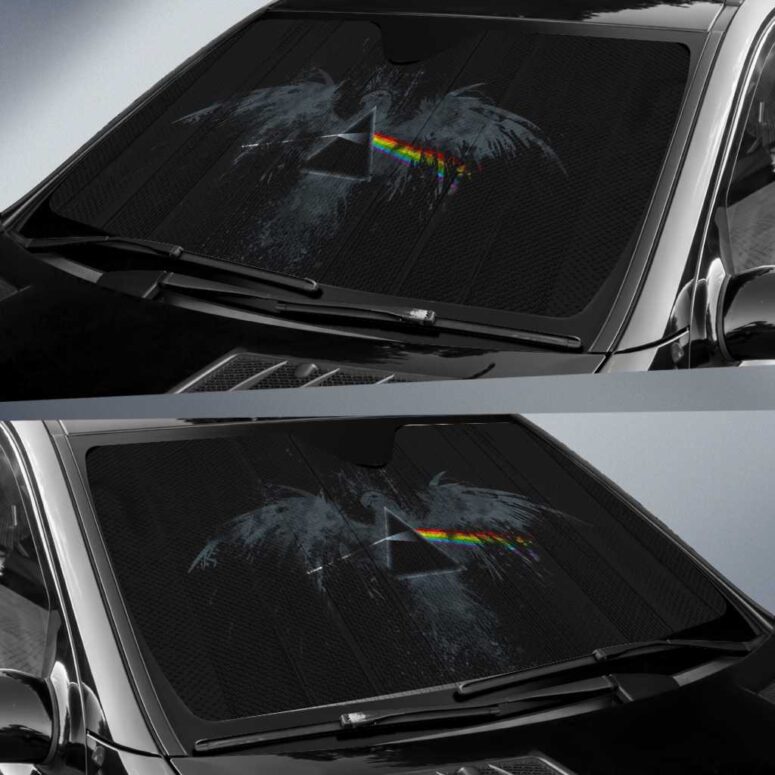 Dark Side Of The Moon Eagle Art Pink Floyd Auto Sun Shade