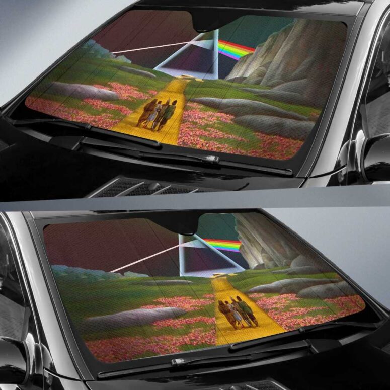 Dark Side of the Rainbow x Wizard of Oz at The Logan Theatre Pink Floyd Auto Sun Shade Dark Side of the Rainbow x Wizard of Oz at The Logan Theatre Pink Floyd Auto Sun Shade