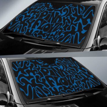 Pink Floyd Logo Cosmic psychedelic Art Auto Sun Shade