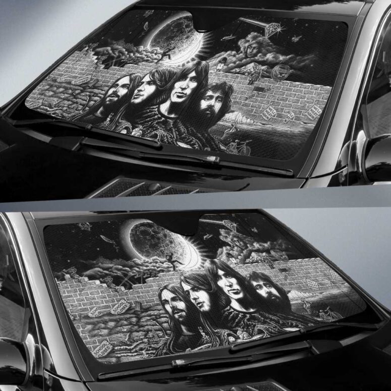 Pink Floyd Psychedelism Auto Sun Shade