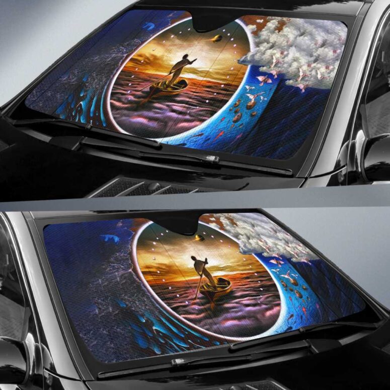 The Endless River Pink Floyd Auto Sun Shade The Endless River Pink Floyd Auto Sun Shade