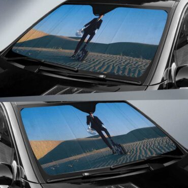 Wish You Were Here Desert Man in Bowler Pink Floyd Auto Sun Shade
