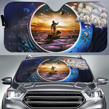 The Endless River Pink Floyd Auto Sun Shade