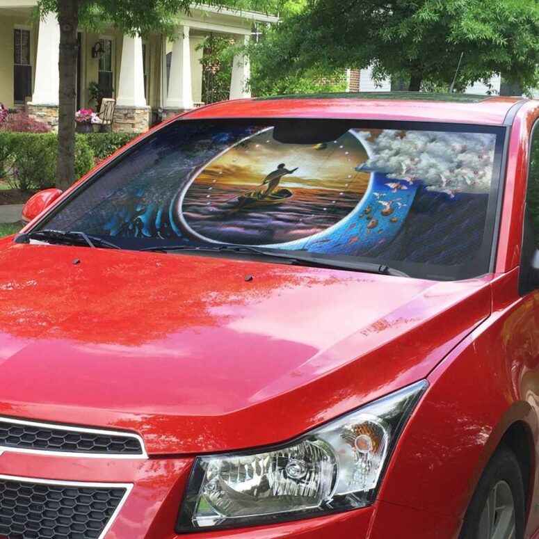 The Endless River Pink Floyd Auto Sun Shade The Endless River Pink Floyd Auto Sun Shade