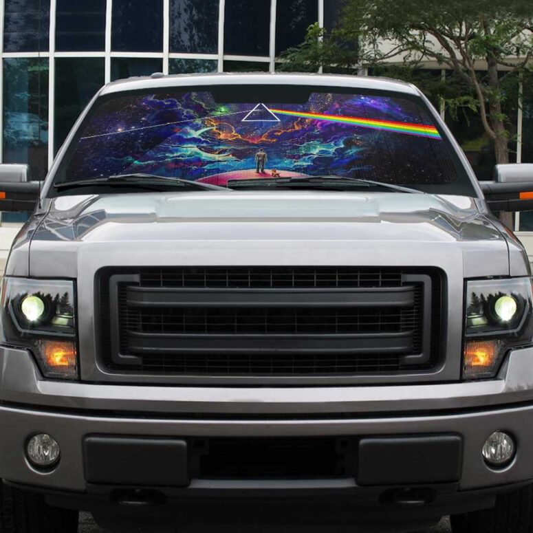 Looking For Dark Side Of The Moon Pink Floyd Auto Sun Shade