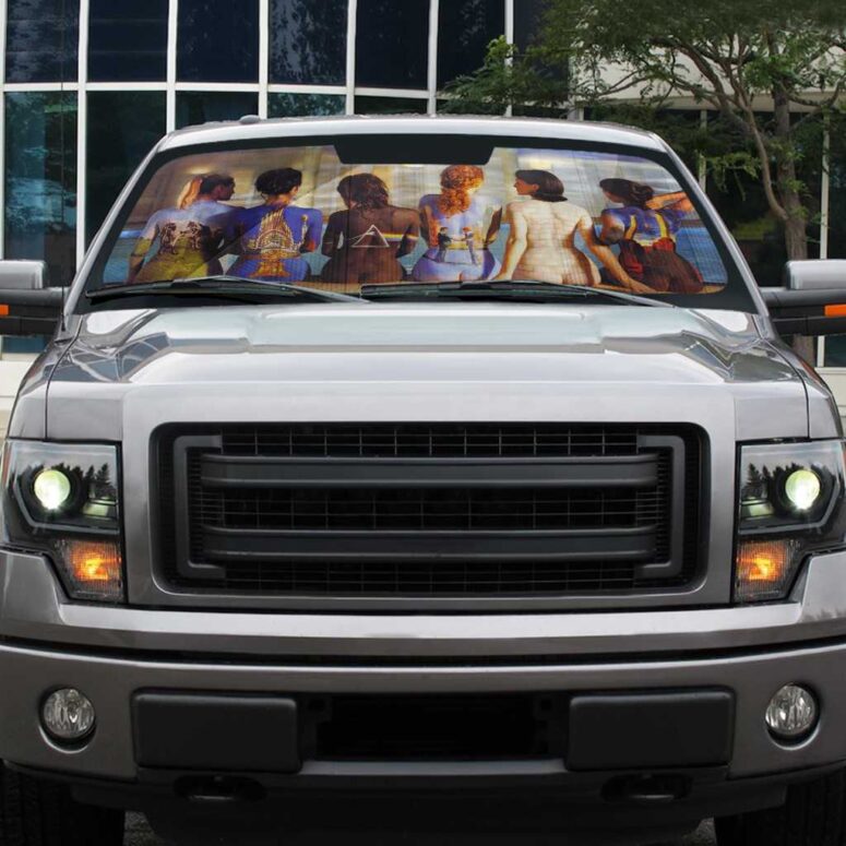 Pink Floyd Back Art Auto Sun Shade