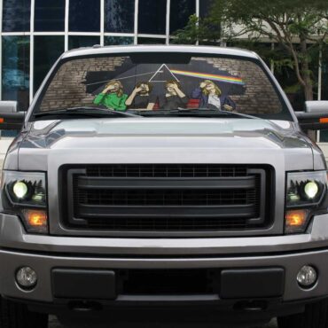 Pink Floyd Facepalm Auto Sun Shade